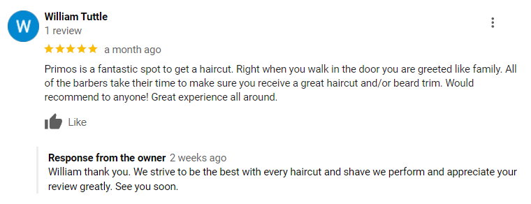 Primos barbershop review 2